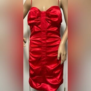 B Darlin Red Mini Dress - size 9/10